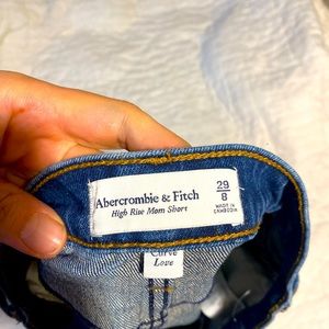 Abercrombie & Fitch High Rise Mom Shorts curve love 29